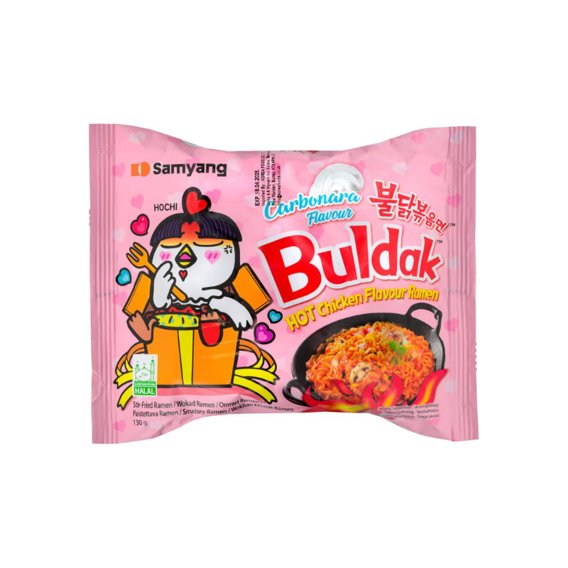 Samyang Buldak Carbonara kuuma kanan makuinen ramen 130g