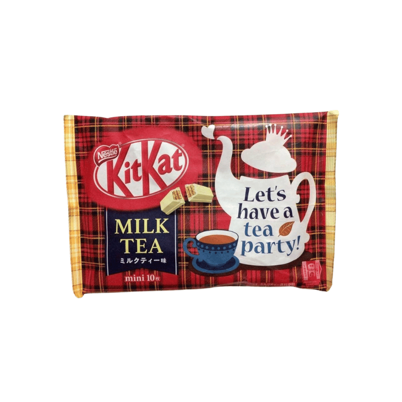 Kitkat mini milk tea flavor 7pcs 81.2g / maitoteen maku