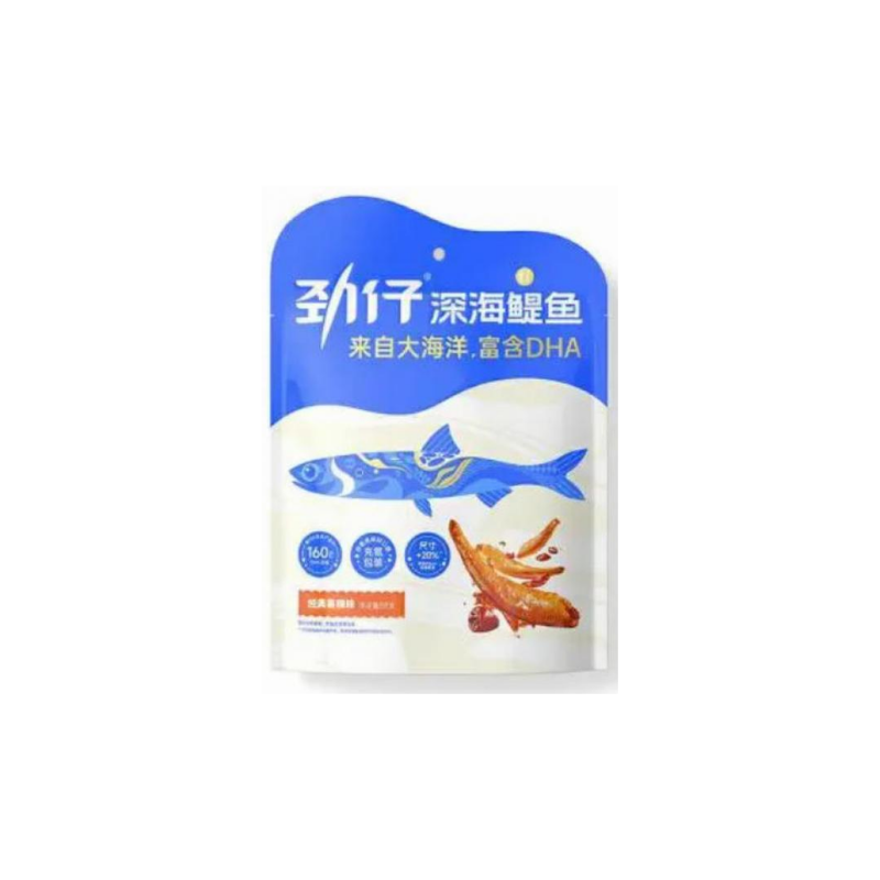 Jinzai Fried anchovy snack BBQ 58g