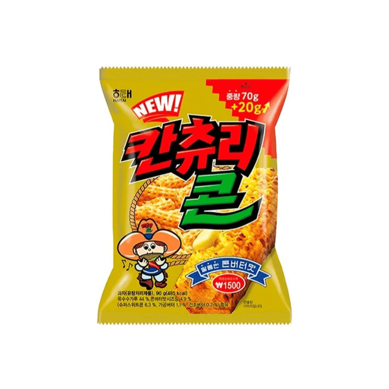 Haitai corn snack butter flavor 90g