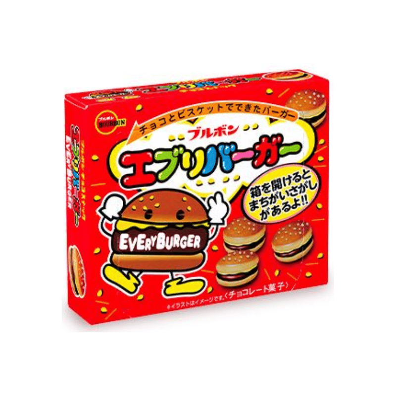 Bourbon Every Burger hamburger chocolate cookies 66g / suklaakeksejä
