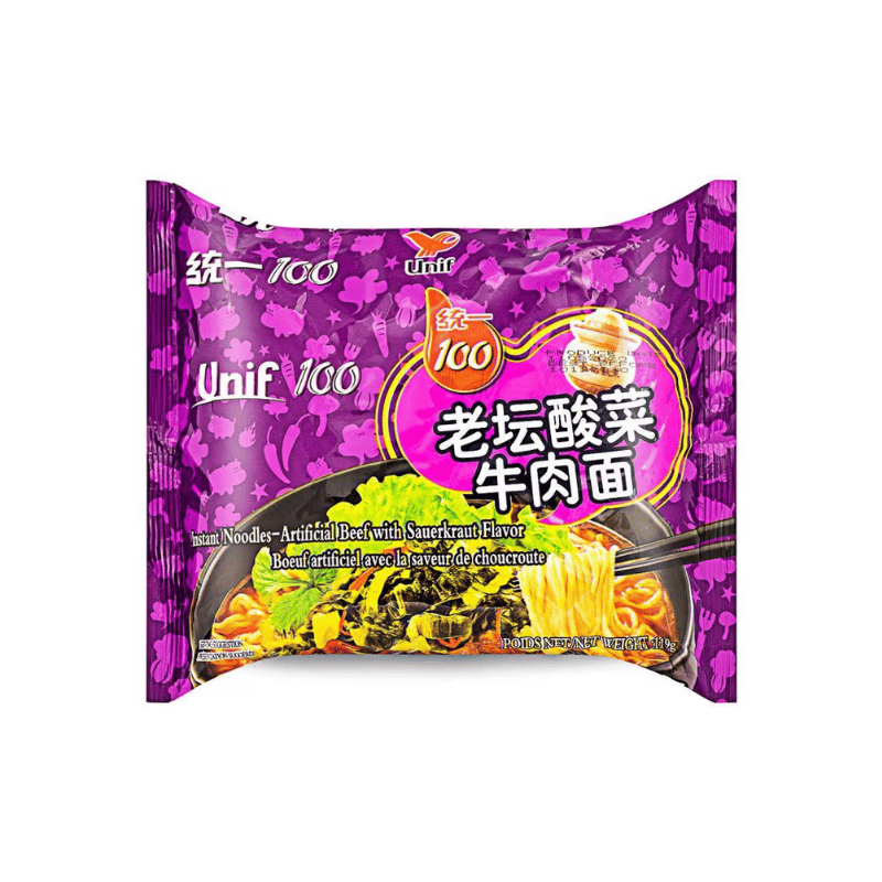 Unif Tongyi instant noodles beef sauerkraut 119g
