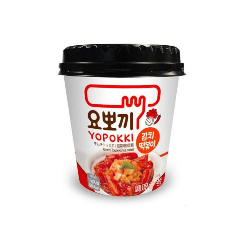 Yopokki Topokki kimchi rice cake cup 120g