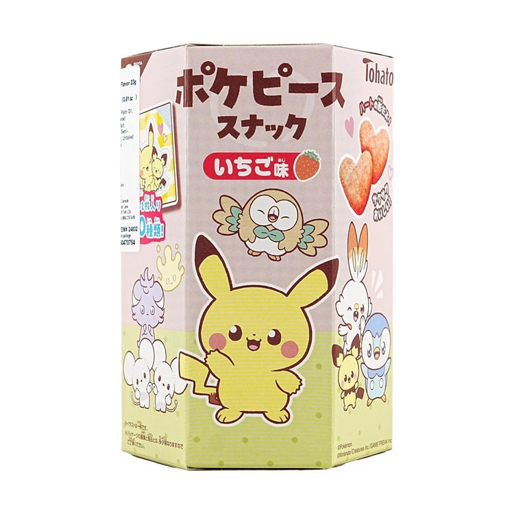 Tohato biscuit Poke Peace strawberry flavor 23g / keksi mansikanmakuinen