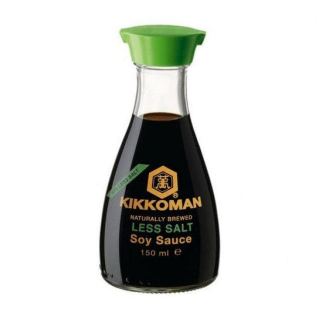 Kikkoman soy sauce less salt 150ml