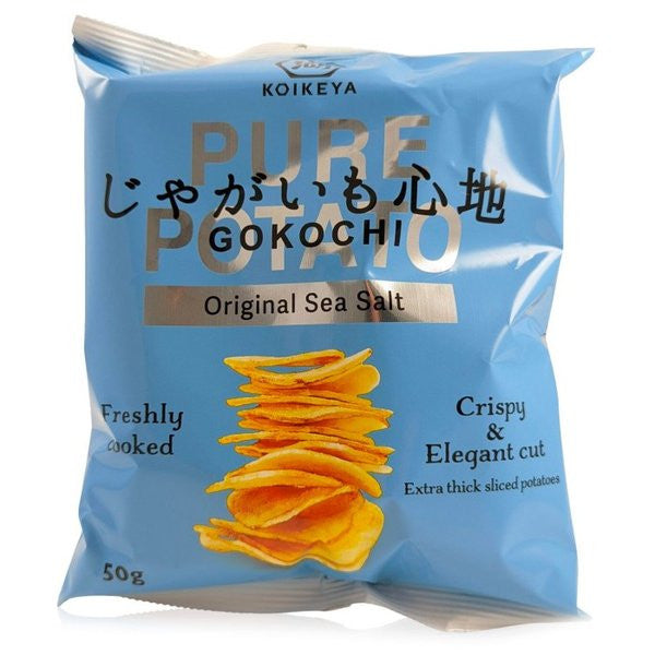 Koikeya Gokochi potato chips original sea salt 50g / perunalastut merisuolaa