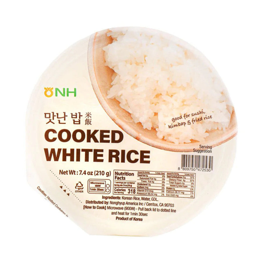 NH cooked white rice 210g