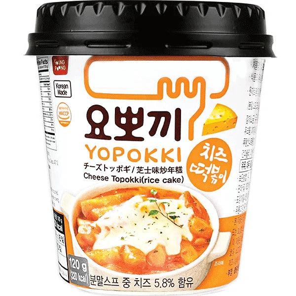 Yopokki Topokki juusto riisikakkukuppi 120g