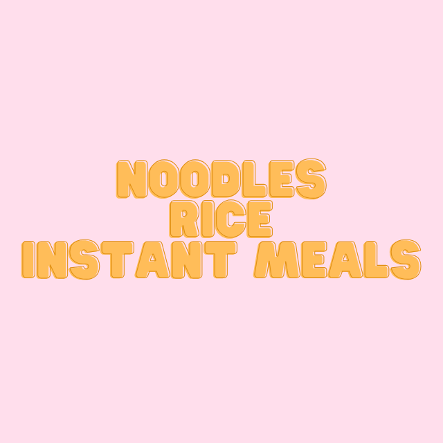 Noodles / Rice / Instant Meals