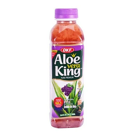 OKF Aloe vera king drink grape 500ml / aloe vera -juoma viinirypäle