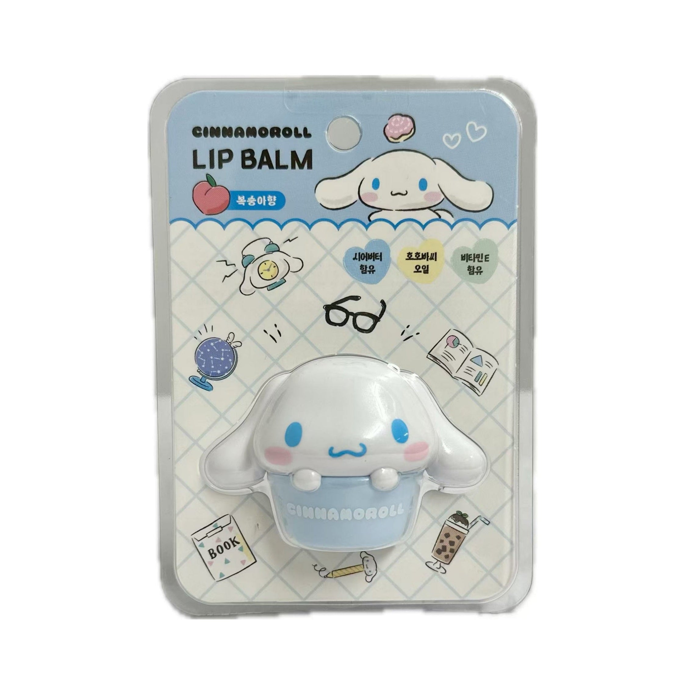 Measty Sanrio lip balm Cinnamoroll peach scent 8g / huulirasva persikan tuoksu