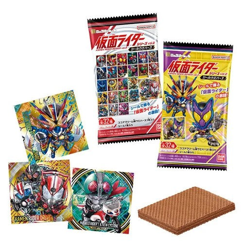 Bandai Niformation Kamen Rider sticker wafer 2 15g