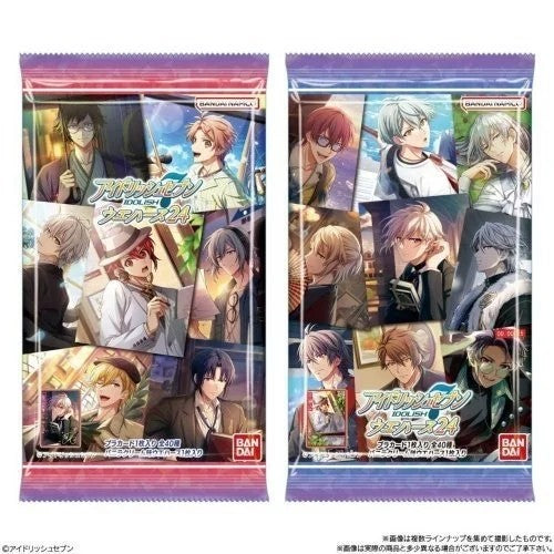 Bandai Idolish 7 card 24 wafer 14g / kiekko kortin kanssa