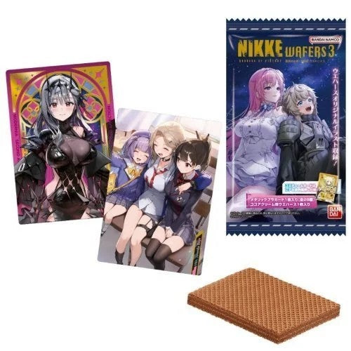 Bandai Goddess of Victory Nikke wafer 3 15g / kiekko kortin kanssa