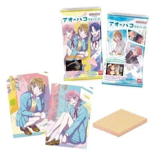 Bandai Ao no Hako wafers strawberry cream flavor 14g / vohveli mansikkakerman maku