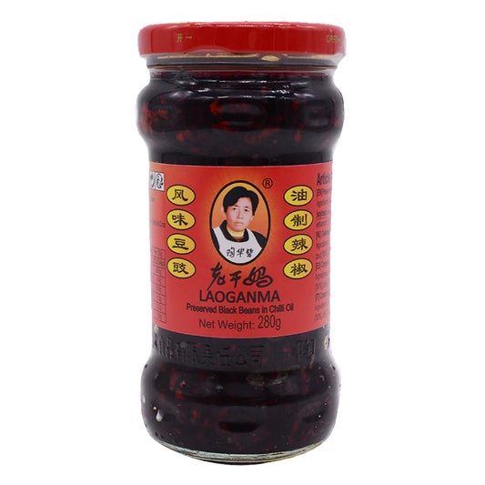 LGM preserved black beans in chili oil 280g