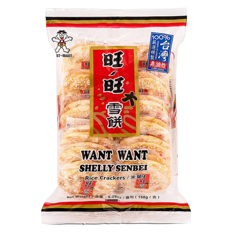 Want Want Shelly senbi rice cracker 150g / riisin kekseliä
