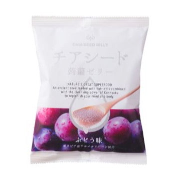 Wakashou Chia seed jelly grape 175g