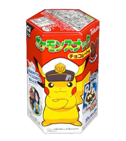 Tohato corn snack chocolate Pokemon 23g