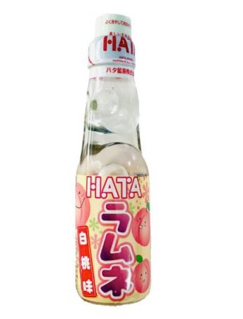 Hatakosen ramune white peach 200ml