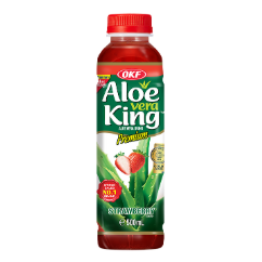 OKF Aloe vera king drink strawberry 500ml / aloe vera -juoma mansikka