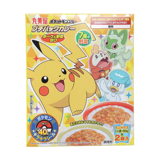 Marumiya Pokemon Petit pack curry pork & sweet veg. 120g / currypossu ja makeat kasvikset