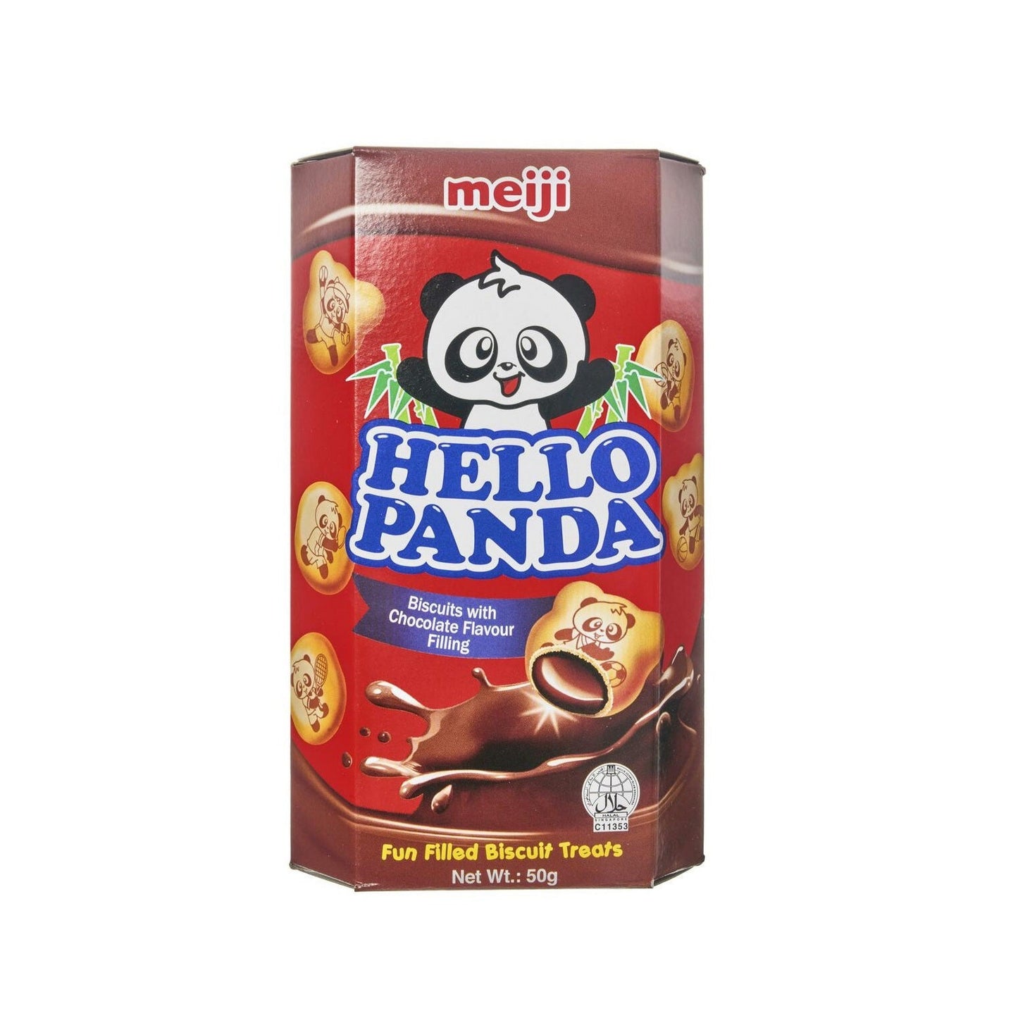 Meiji Hello Panda cacao biscuits choco filling 50g