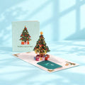3D Greeting Card, Christmas Tree 01, 15x15cm