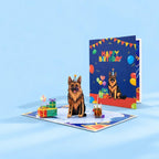 3D Greeting Card, German Shepherd, 15x20cm 2