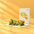 3D Greeting Card, Leaf