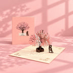 3D Greeting Card, Sakura tree 02, 15x20cm