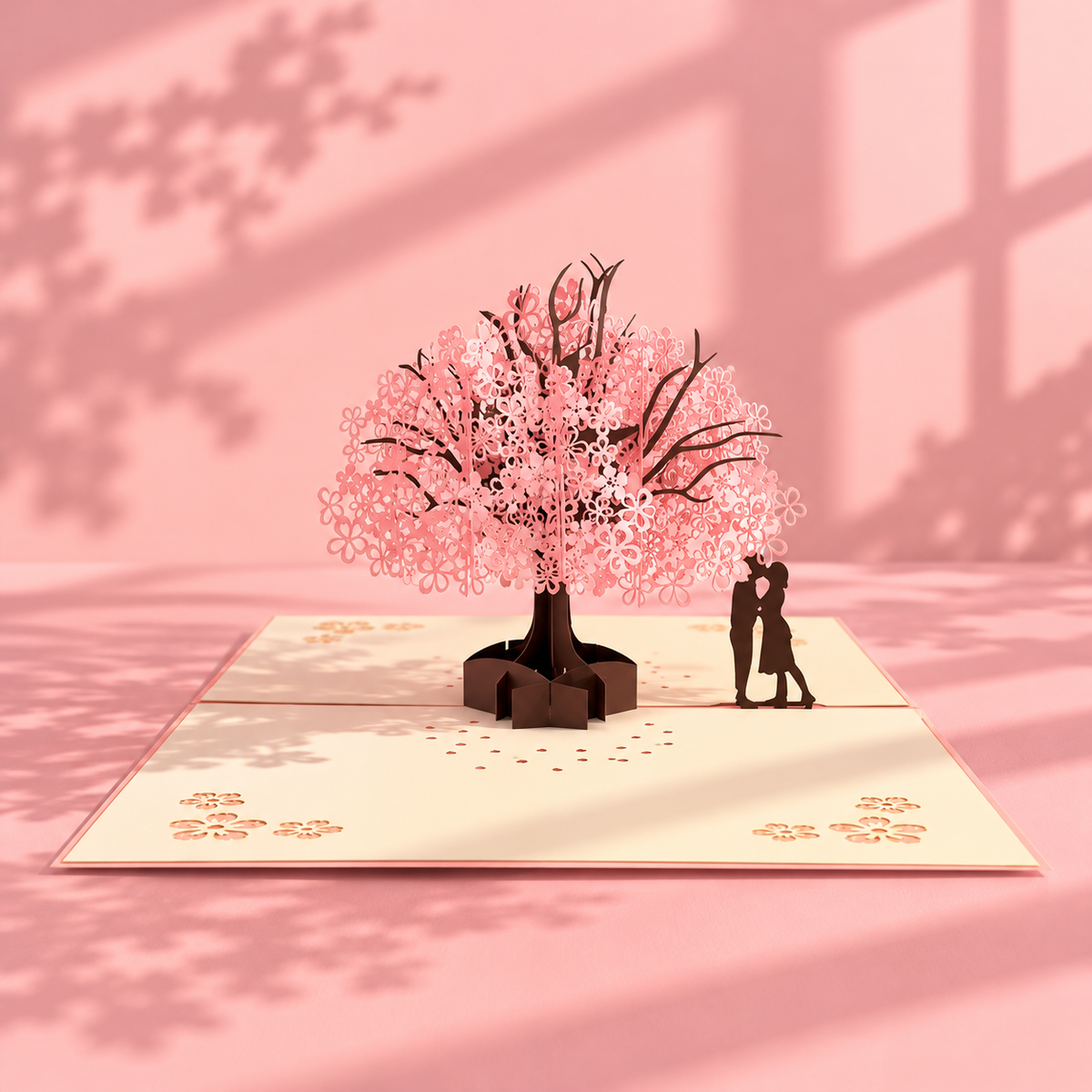 3D Greeting Card, Sakura tree 02, 15x20cm detail