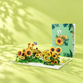 3D Greeting Card, Sunflower