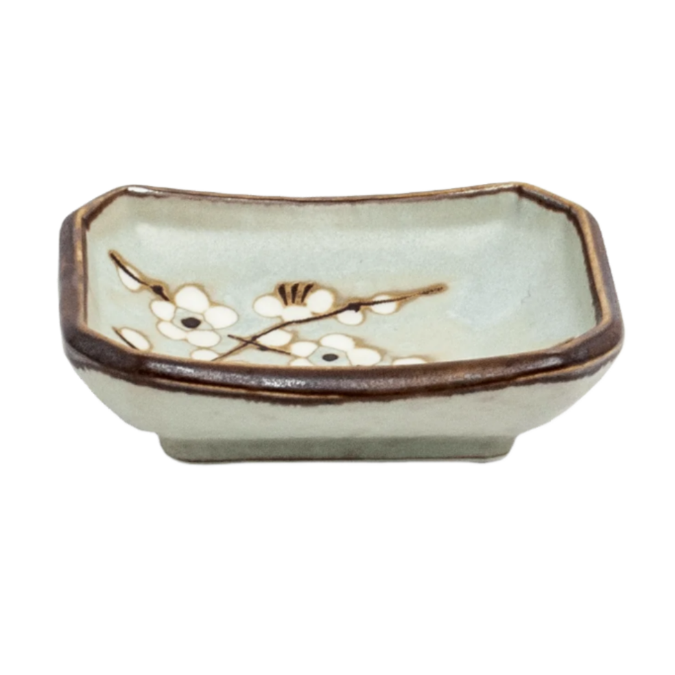 Sauce dish, Hana light blue 8.8 x 6.3 cm | H3 cm