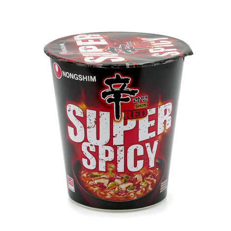 Nongshim Shin Red Cup pikanuudelikeitto Supermausteinen 68g