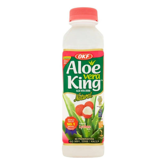 OKF Aloe vera king drink lychee 500ml / aloe vera -juoma litsi
