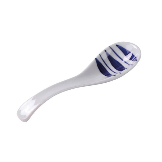 Golden Turtle ceramic spoon blue line 14.2cm