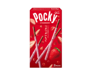 Glico Pocky cookies tubutbu strawberry 55g / pocky mansikka