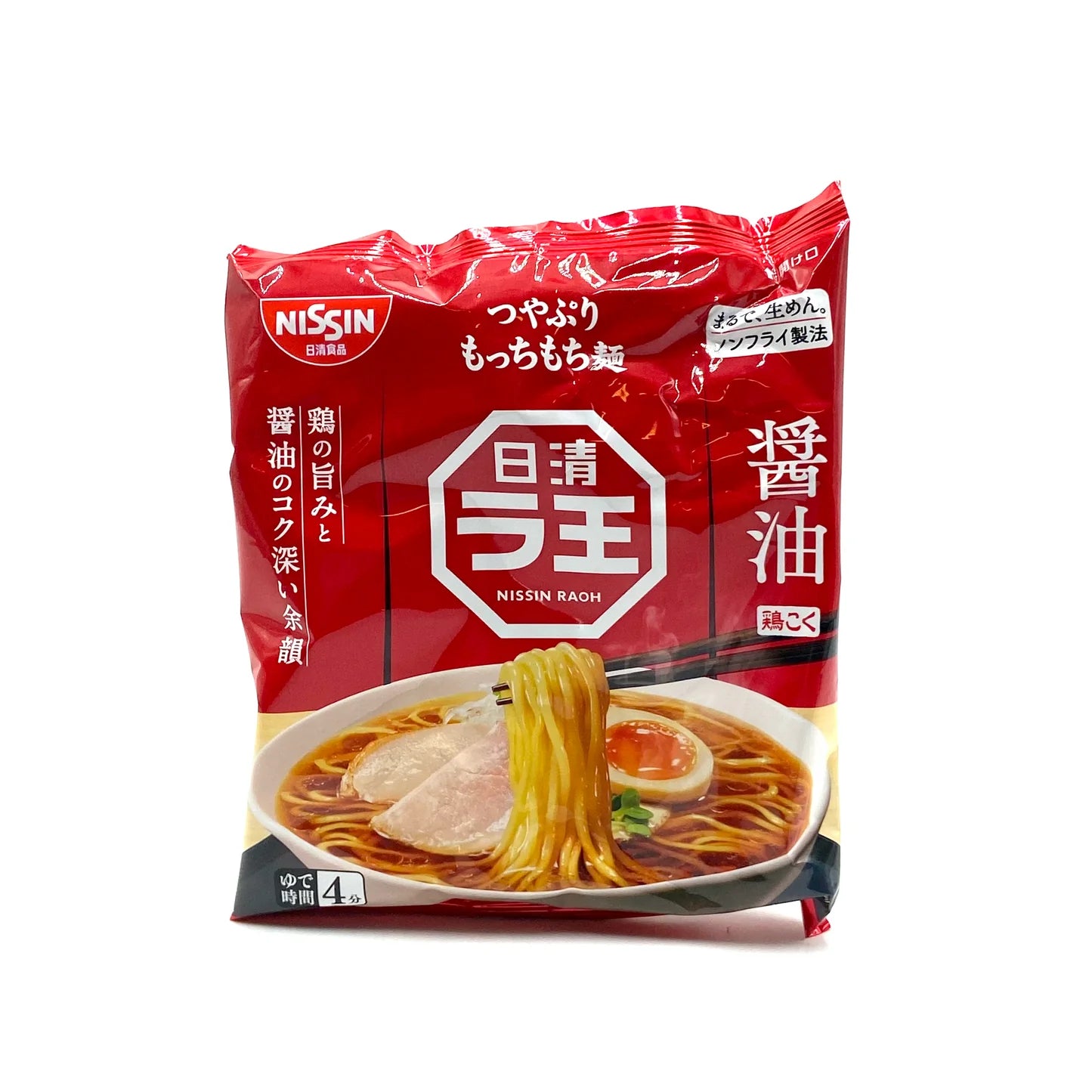 Nissin RAOH Soy Sauce 101g / ramen-nuudelit soija-makuinen