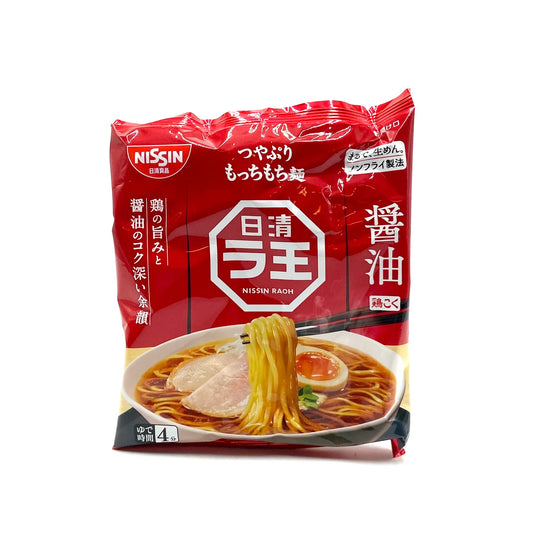 Nissin RAOH Soy Sauce 101g / ramen-nuudelit soija-makuinen