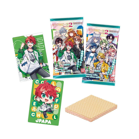 Bandai colorful peach card wafer 14g