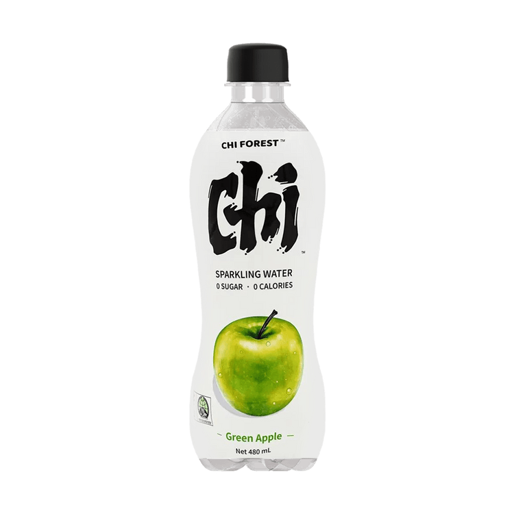 Genki Forest sparkling water green apple 480ml / kivennäisvesi vihreä omena maku