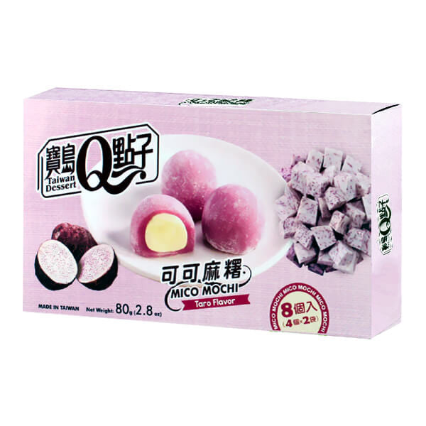 Q mico mochi taro flavor 80g / mochi taro maku