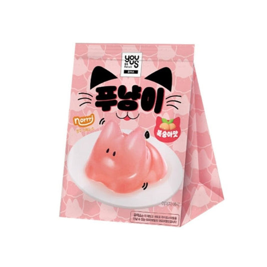 GS Punyangi pudding jelly peach 90g / vanukashyytelö persikka
