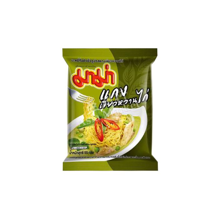 Mama oriental style instant noodles green curry 55g