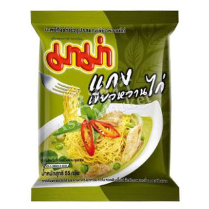 Mama itämaisia ​​pikanuudeleita vihreä curry 55g