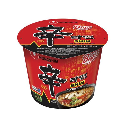 Nongshim Shin Big Bowl ramyun pikanuudelikeitto 114g