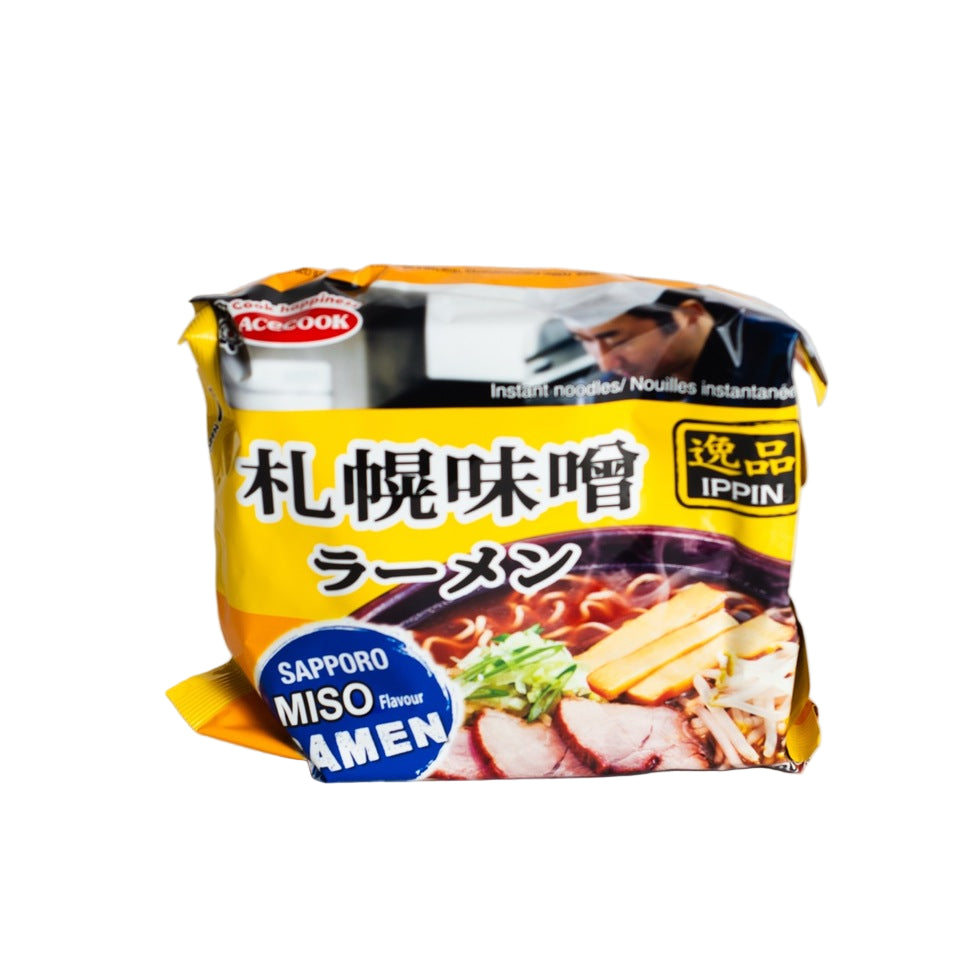 Acecook instant noodles Sapporo miso Ippin 80g
