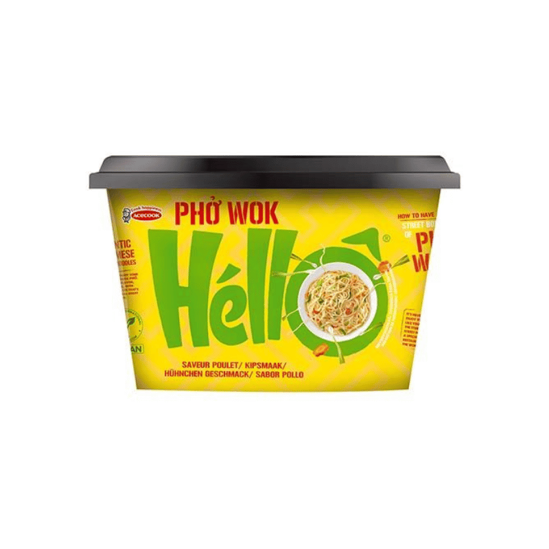 Acecook instant noodles chicken Pho wok bowl 76g