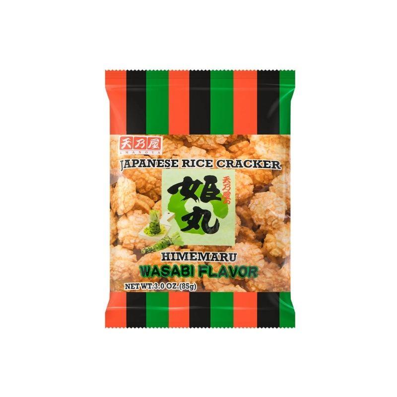 Amanoya Himemaru rice cracker wasabi flavor 85g